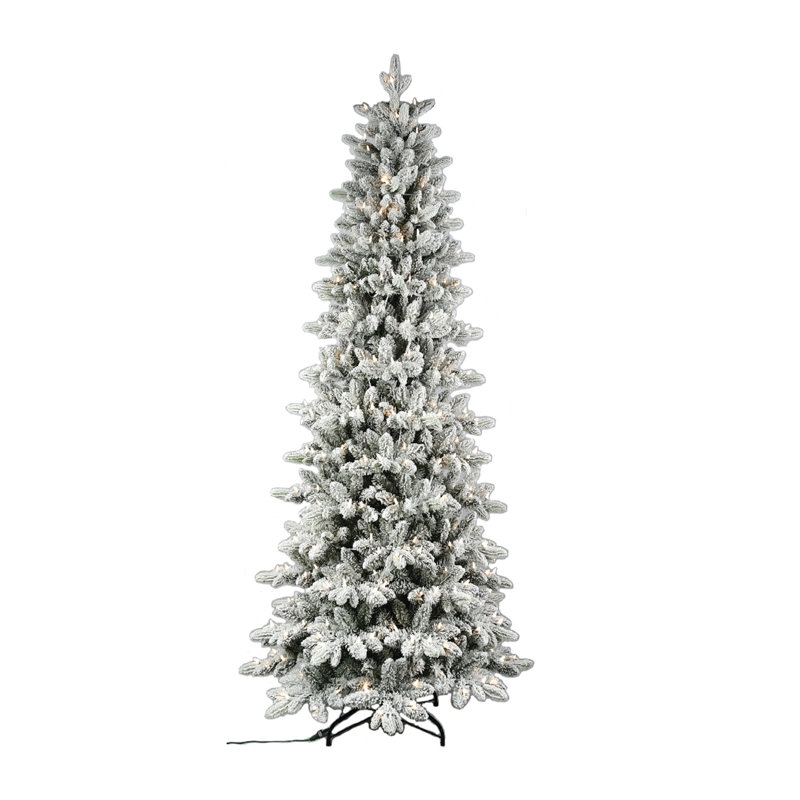 Arbre floqué 7,5 pi