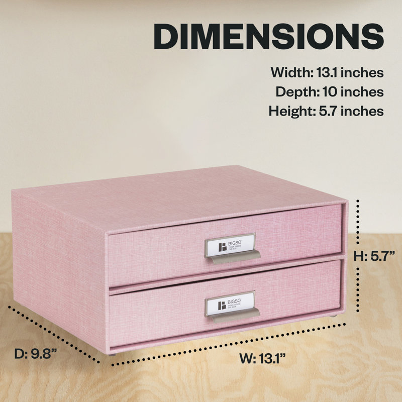Boîte aux lettres Bigso Birger, Mélange rose