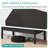 Rattan Buffet Storage Cabinet with Adjustable Shelves, Small Accent Cabinet 2-Tier Sideboard-1587751988