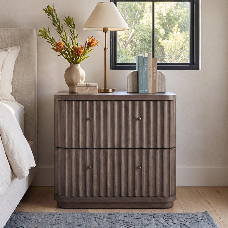 Penny Fluted Nighstand