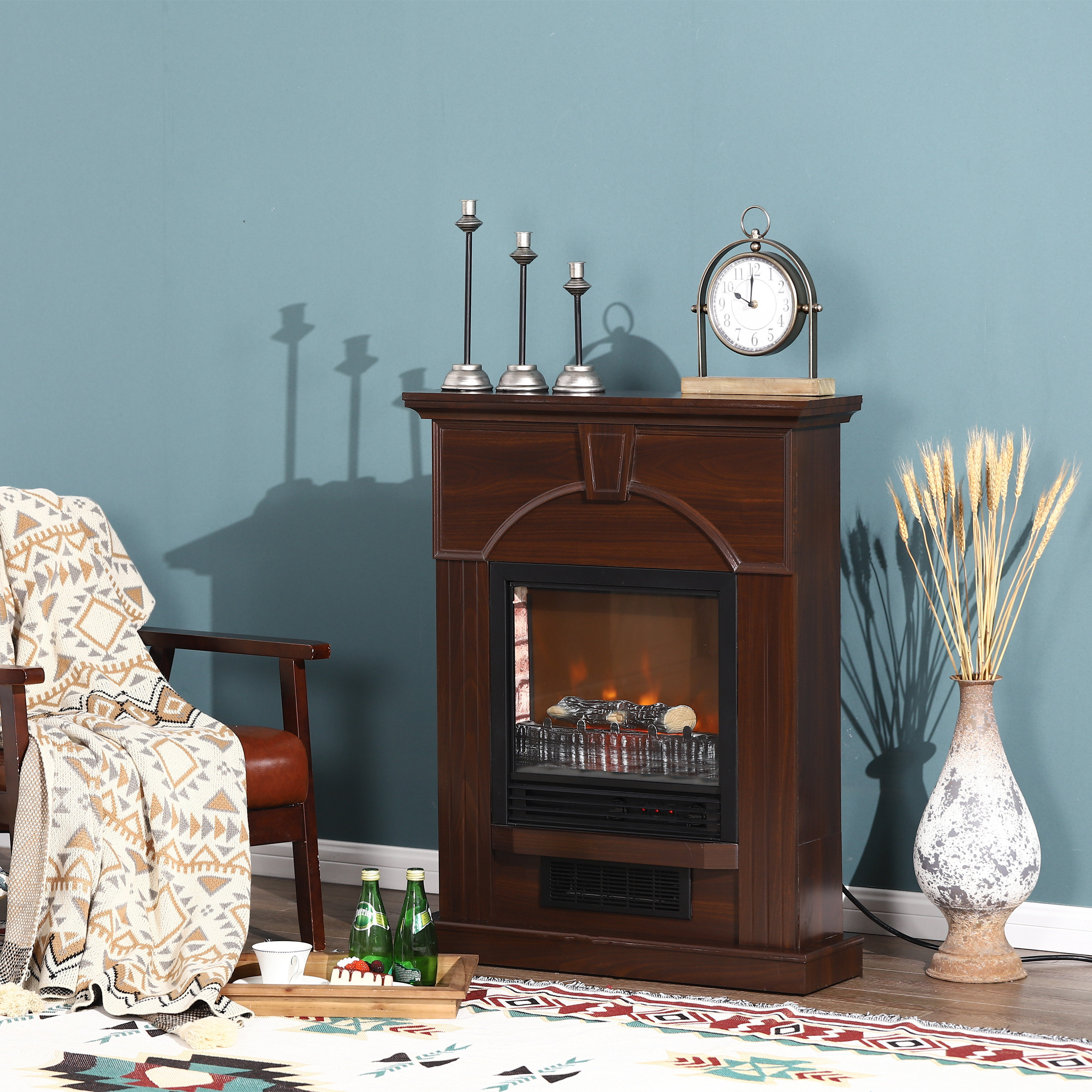 Canora Grey Arezo 28'' W Electric Fireplace | Wayfair
