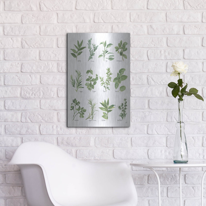 " Herb Chart " by Chris Paschke, 24" H x 16" W