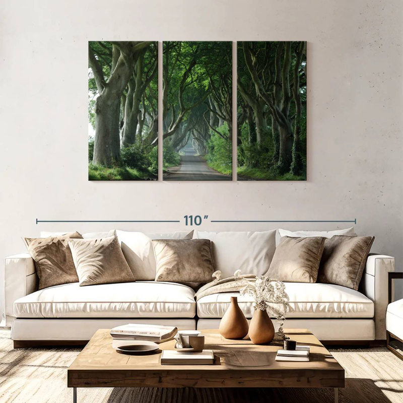 Harnek Dark Hedges, 48" H x 74" W