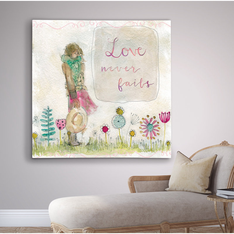 «Sketchbook Love», impression, Toile tendue, H 16 po x l 16 po x P 1,5 po