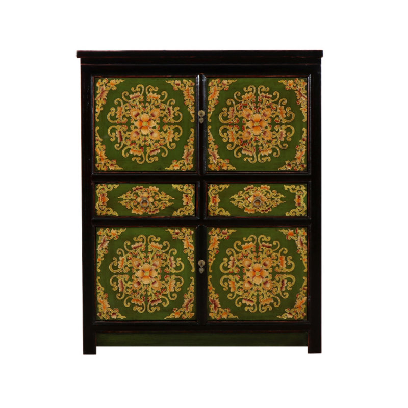 Armoire d'appoint moderne et simple en bois massif