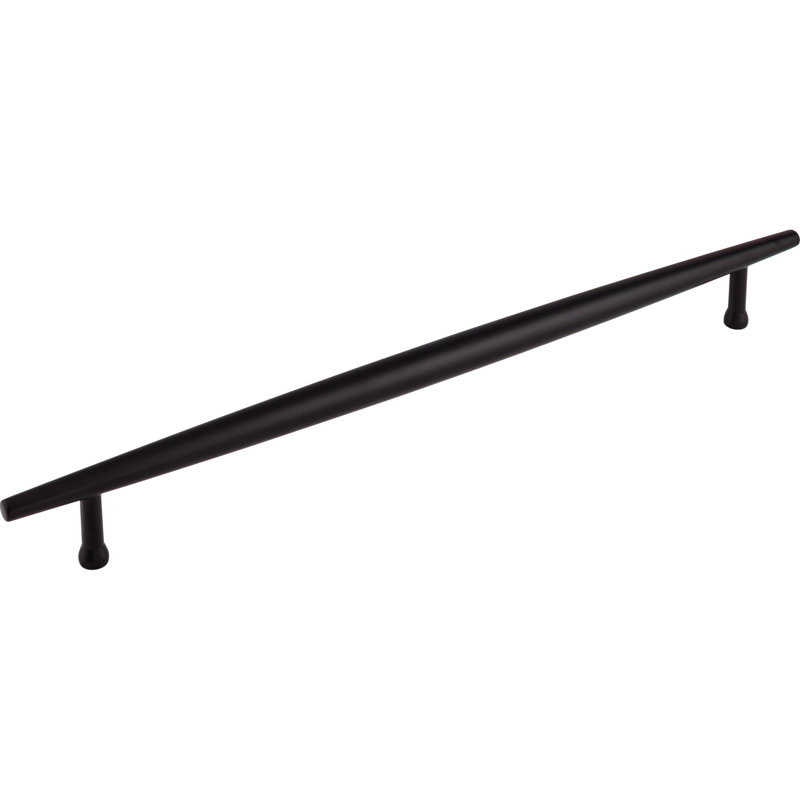 Allendale Bar Pull, Flat Black, 12" Center to Center
