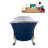 55.1'' x 26.8'' Soaking Acrylic Bathtub-66366582-90764604