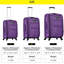 Ensemble de 3 valises extensibles Softside Valise