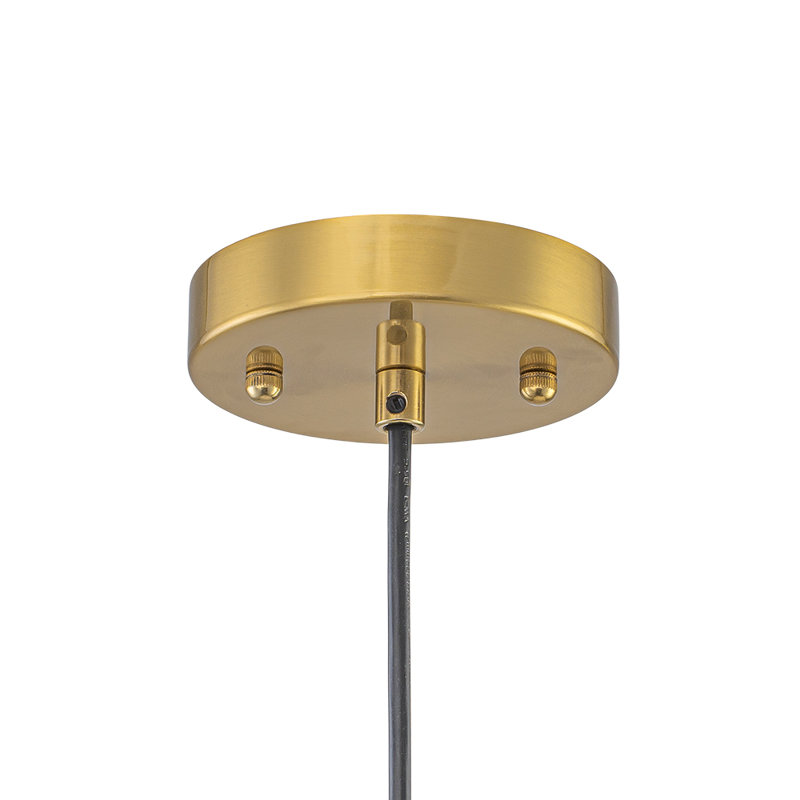 Luminaire suspendu simple en verre 1 lumière Nordic