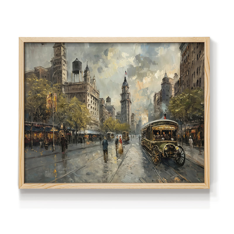 Landscape Series-CLXXXIX -Framed Print - Restickable, H 8 po x l 10 po, Naturel