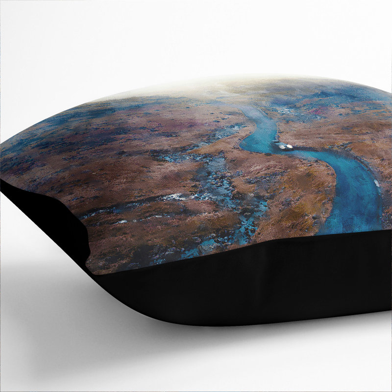 Square Cushion, 40cm H x 40cm W x 15cm D, Black