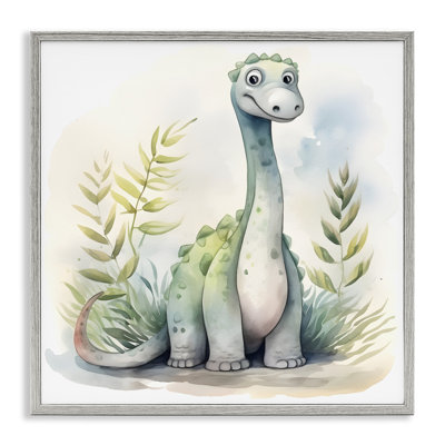 Crafty Critters Dino Framed Giclee, design by Steve Hunziker