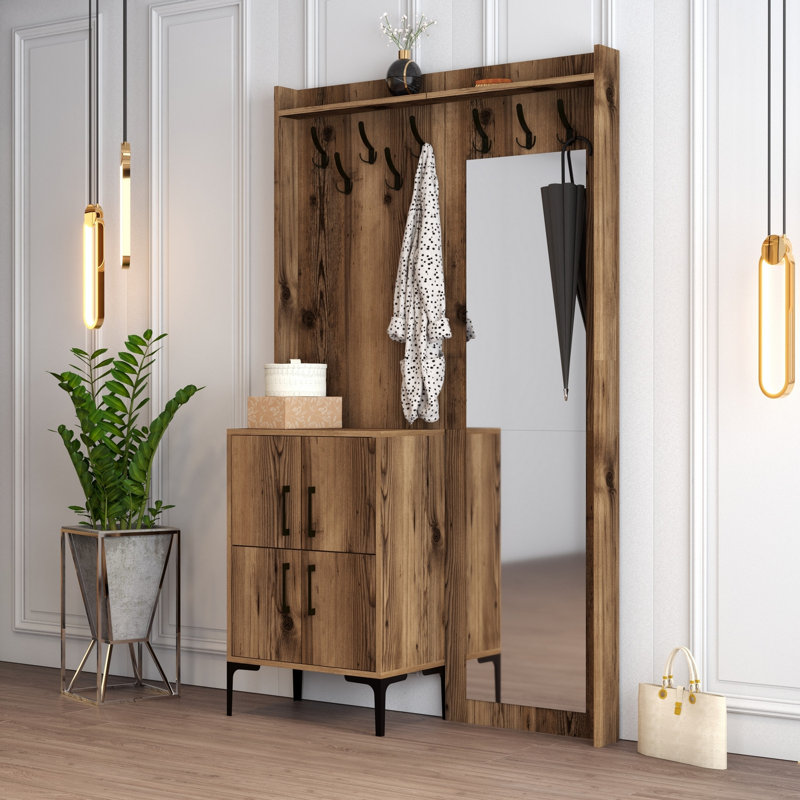 Arvydas Hall Tree with Shoe Storage