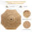 Kaysin 108'' Lighted Beach Umbrella