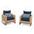 Tullio 4 - Person Patio Conversation Set with Sunbrella® Cushions-1465972673