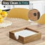 Porte-serviettes de table pour table, porte-serviettes en bois d'acacia pour serviettes de table en papier-1813679620