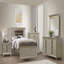 Finition champagne glamour, commode 1 pièce, 4 tiroirs, pieds en acrylique, garniture de miroir de luxe