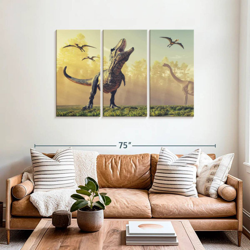 Dinosaur Park, 36" H x 57" W