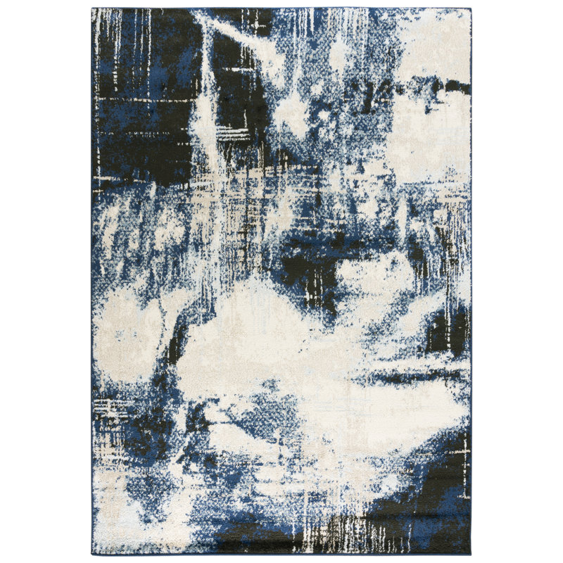 Tapis 100% polypropylène tissé à la machine, Rectangle 5 pi 2 po x 7 pi 3 po