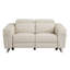 Causeuse en cuir italien avec fauteuil inclinable Global United-1209054918