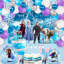 Articles de fête Frozen, ensemble de vaisselle pour la fête Frozen, 161 pièces