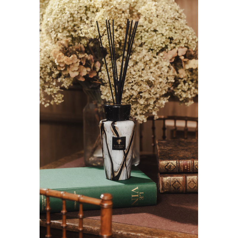Diffuser 500ml, Marble, Leather/Rose/Plum