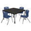 Ensemble de table de salle à manger et de chaises Kee-73412821-73412825-93832724