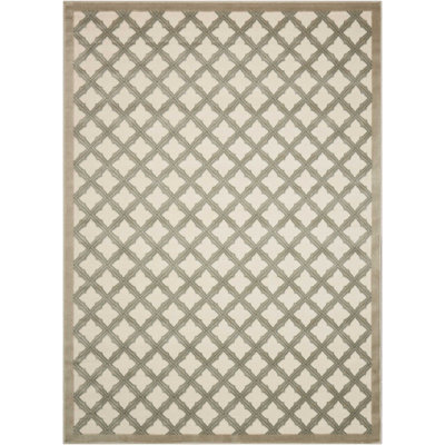 Hartz IvoryGreen Area Rug