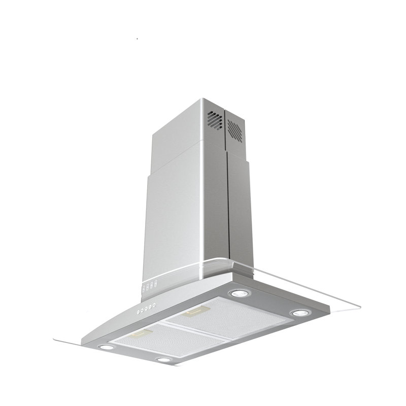 Blue Ocean 36" Stainless Steel 900 CFM Convertible Island Range Hood