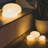 Light Pebbles - Set of 3 - Matte Porcelain with LED Light