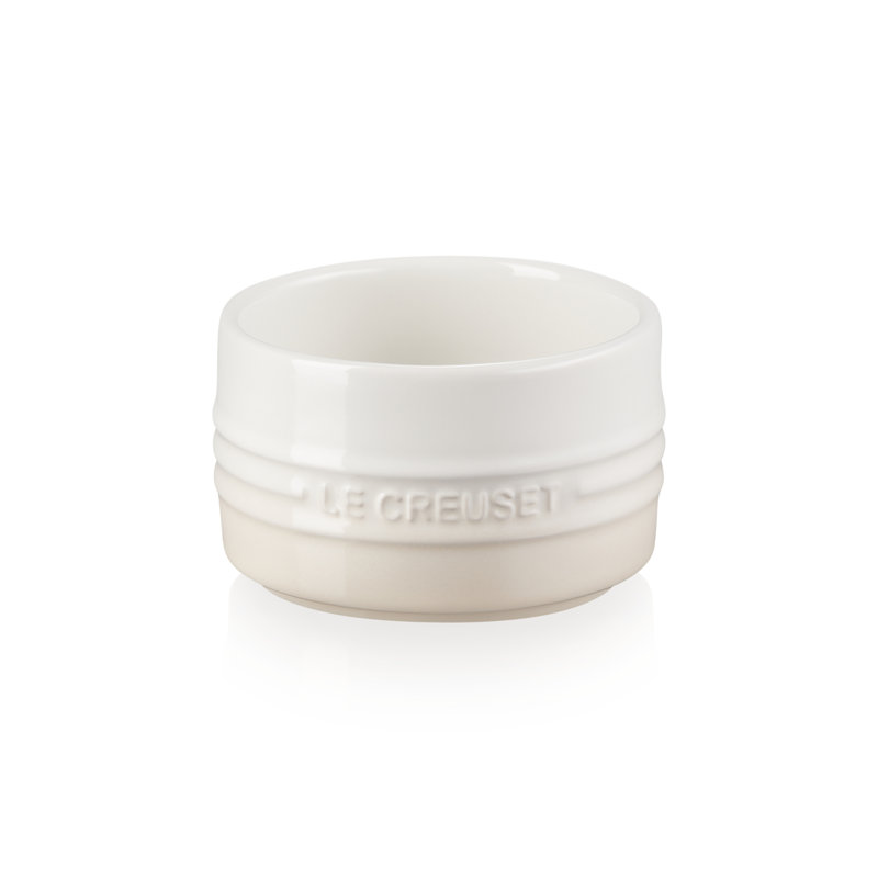Le Creuset Stoneware Stackable Ramekins, Meringue