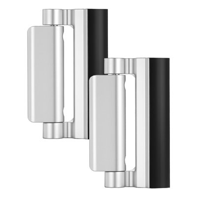 LIYU Door Reinforcement Lock Home Security Door Lock 2 Pack With 3 Inch Stop