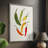 Organic Veg X Framed Print - Solid Wood-1757684286