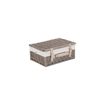 Wicker Basket with Lining
