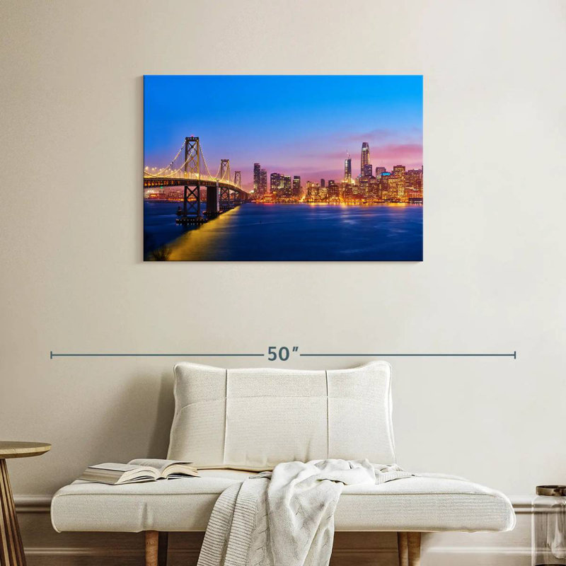 San Francisco Sunrise Skyline, H 24 po x l 36 po
