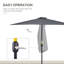 Balcony 293cm Balcony Parasol-20355355