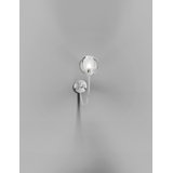 Puppet Wall Lamp P Smoky Transparent Glossy Chrome G9 Ul