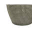 Lighting, H 24 po, lampe de table, résine grise, abat-jour ivoire / crème, contemporain-786727442