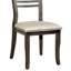 Ensemble de 2 chaises d'appoint en similicuir Kyrell