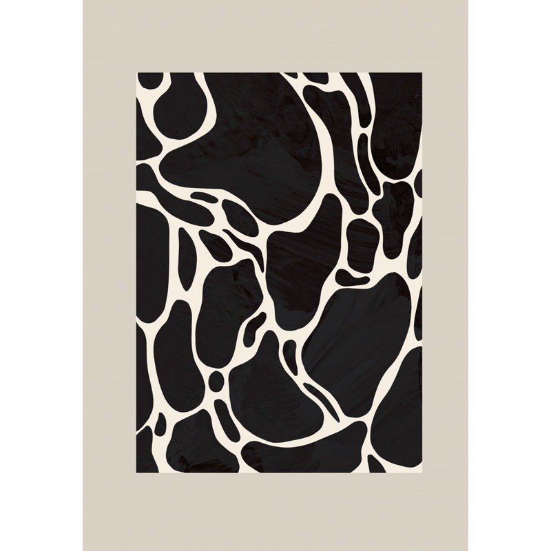 Giraffe Canvas Print, Grey, 76.2 cm H x 50.8 cm W