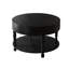 Table basse moderne en bois massif avec rangement intelligent Smart