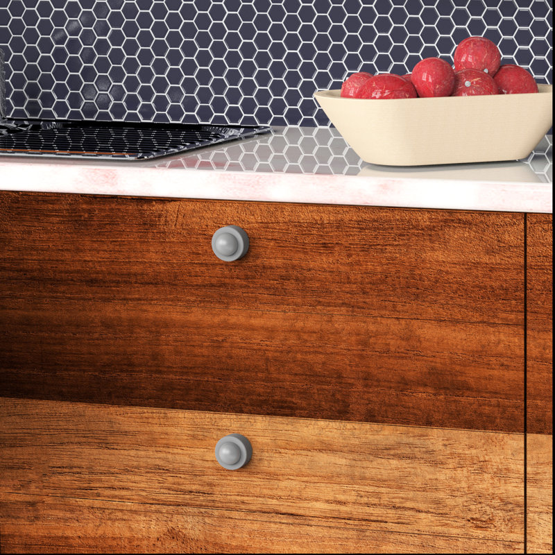 Poignée fantaisie 1 1/2", Gris mat