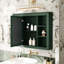 Armoire murale moderne pour salle de bain avec miroir à charnières réglables-654414982