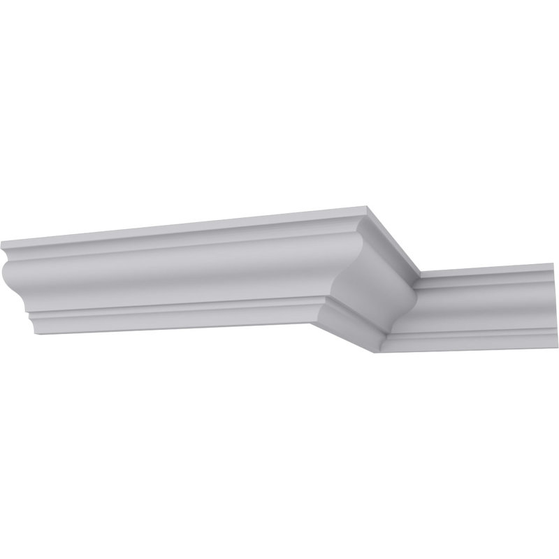 Anthony Smooth White Polyurethane Crown Moulding 94.5"
