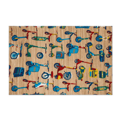 Tapis intérieur et extérieur brun Transport