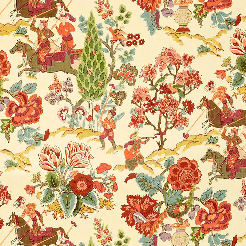 Tissu persan lancers, Printemps