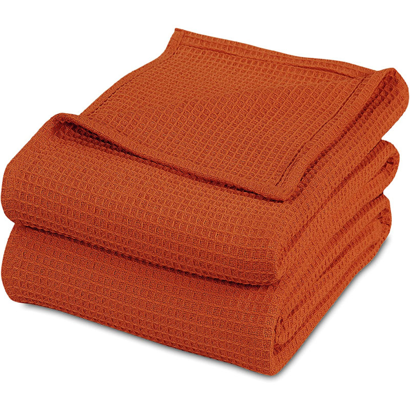 Couverture en coton, 5, Grand, Brun