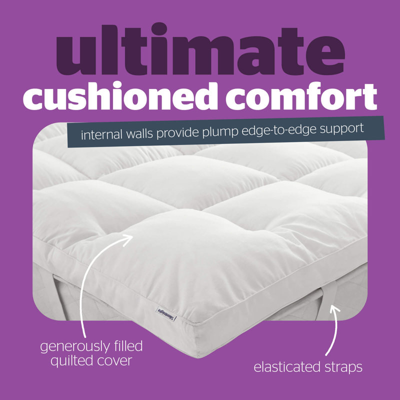 Silentnight Ultimate Deep Sleep 500 Mattress Topper, Small Double (4')