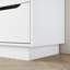 Commode 9 tiroirs pour la chambre à coucher avec tiroirs profonds, commodes en bois à plancher large et commode, commodes longues blanches modernes pour le placard du salon