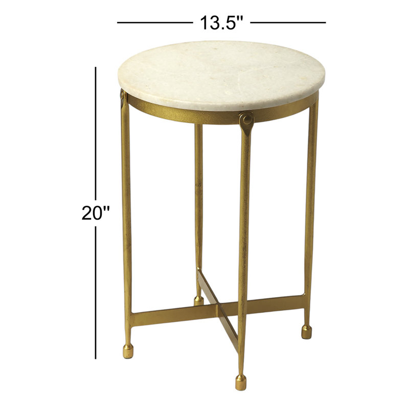 Claypool Marble Side Table